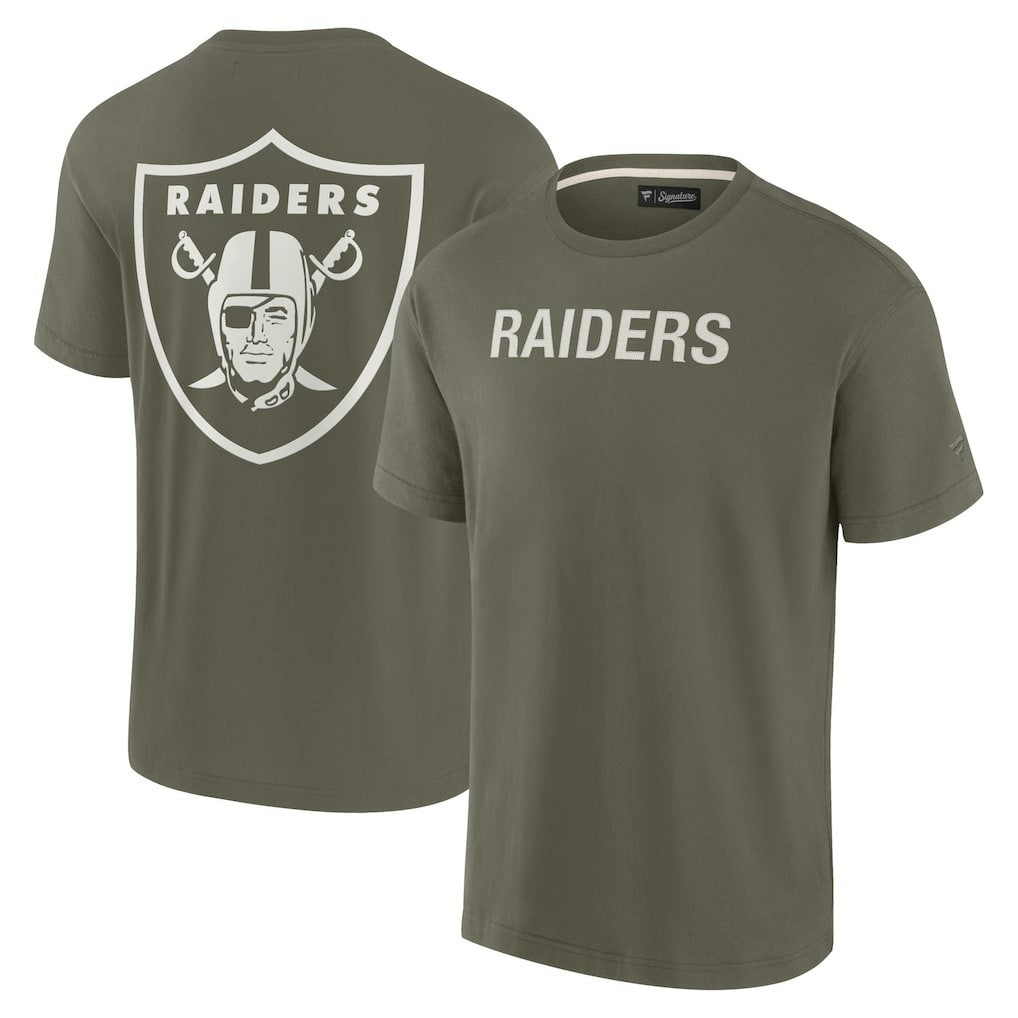 Las Vegas Raiders Unisex Elements Super Soft Short Sleeve T-Shirt - Olive - Fanatics