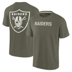 Las Vegas Raiders Unisex Elements Super Soft Short Sleeve T-Shirt - Olive - Fanatics