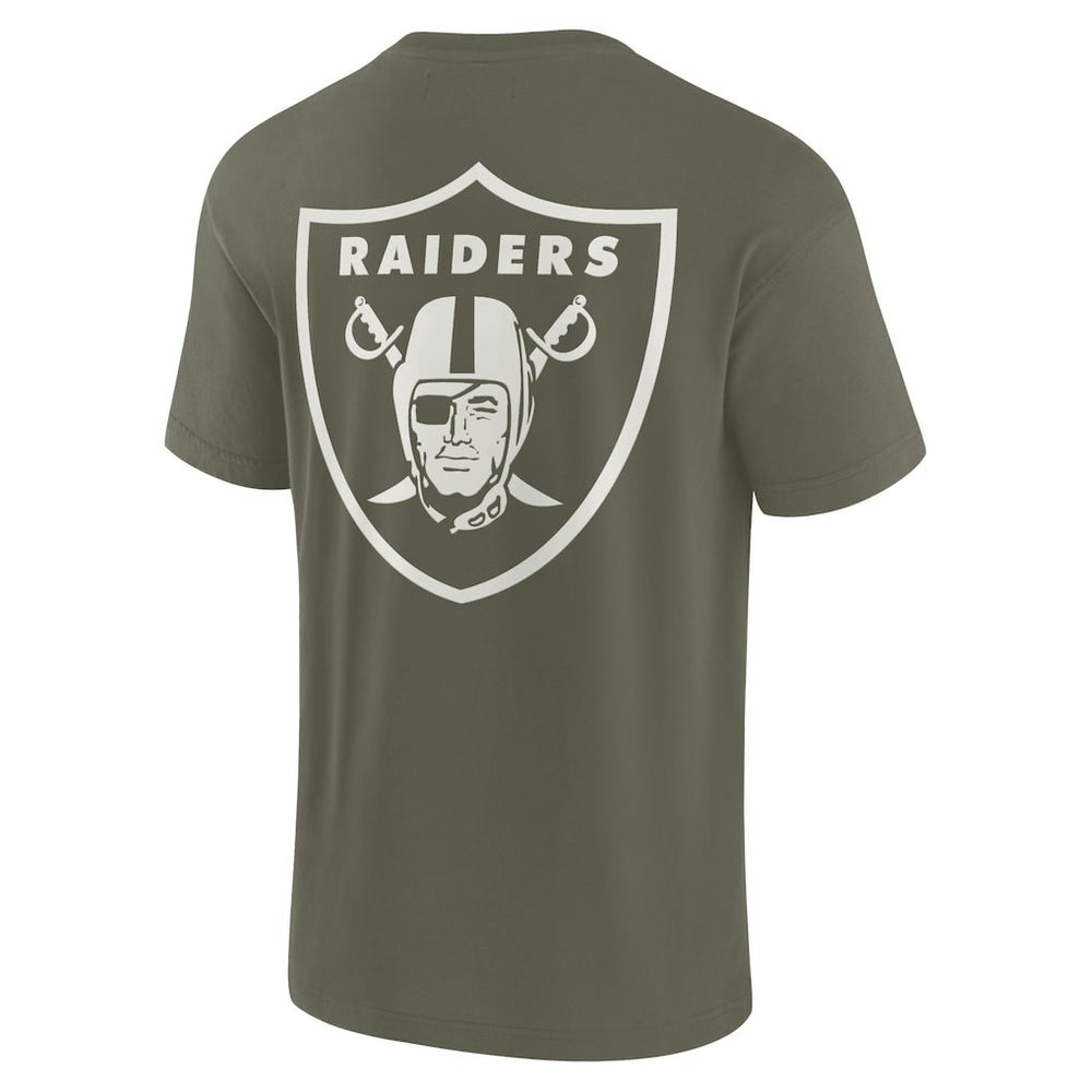Las Vegas Raiders Unisex Elements Super Soft Short Sleeve T-Shirt - Olive - Fanatics