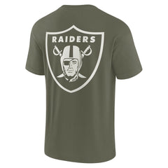 Las Vegas Raiders Unisex Elements Super Soft Short Sleeve T-Shirt - Olive - Fanatics