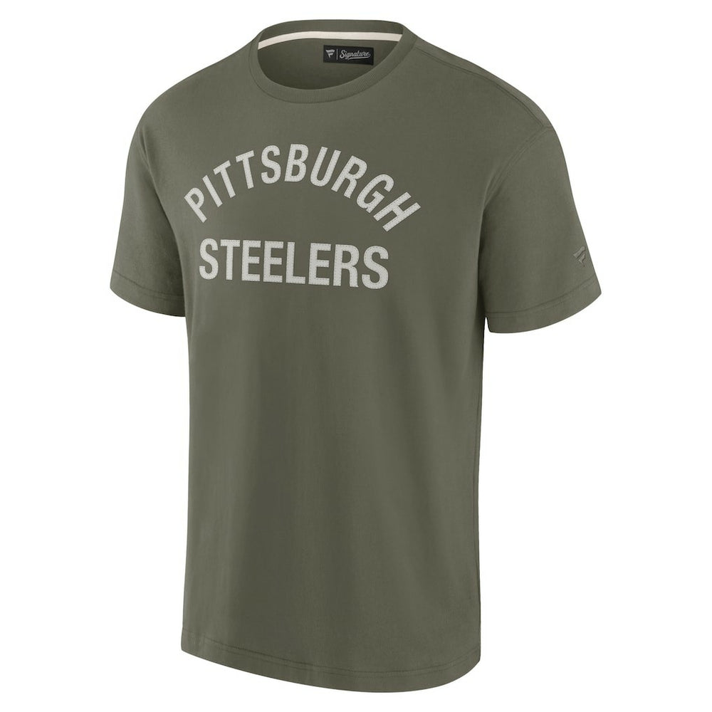Pittsburgh Steelers Unisex Elements Super Soft Short Sleeve T-Shirt - Olive - Fanatics