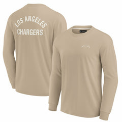 Los Angeles Chargers Unisex Elements Super Soft Long Sleeve T-Shirt - Khaki - Fanatics