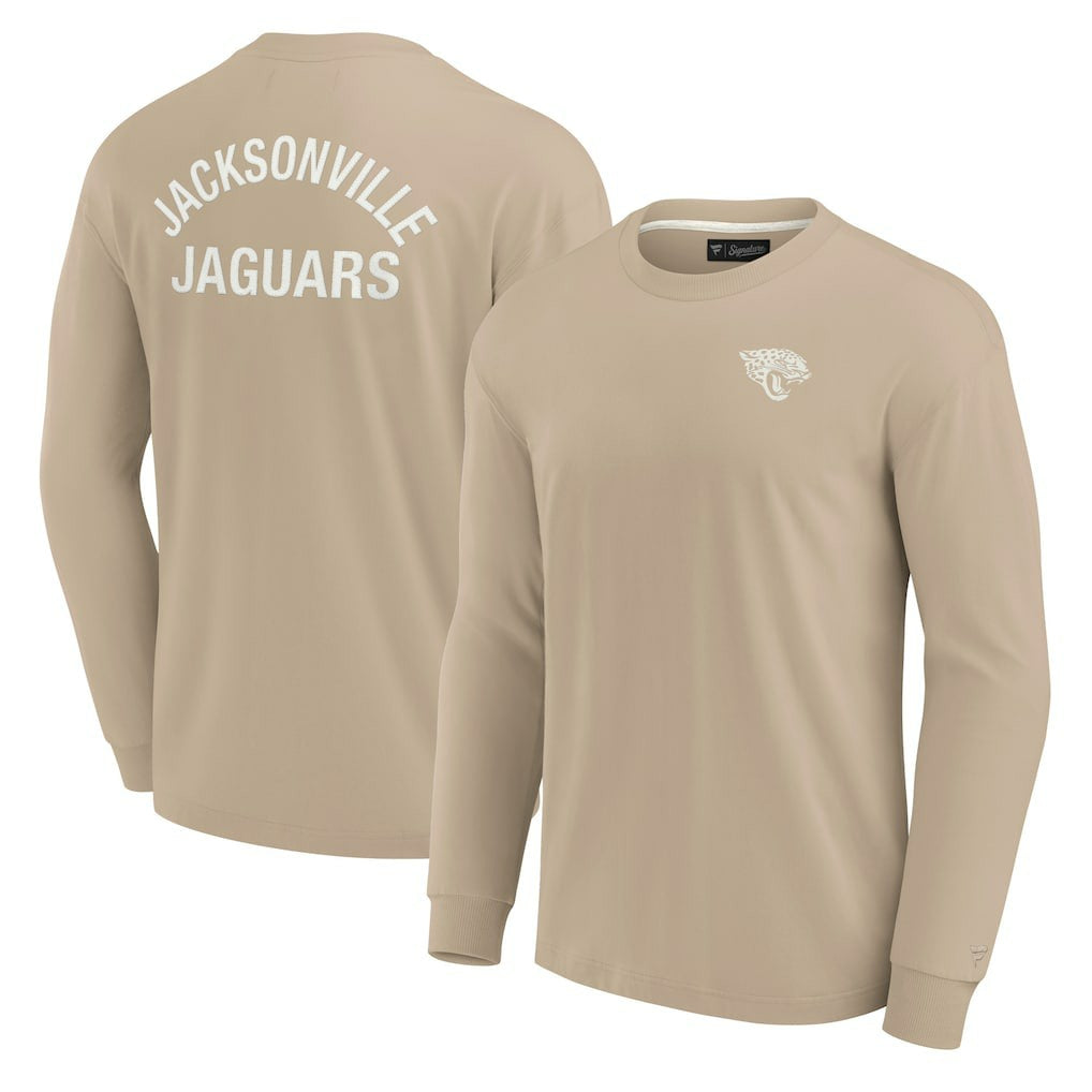 Jacksonville Jaguars Unisex Elements Super Soft Long Sleeve T-Shirt - Khaki - Fanatics