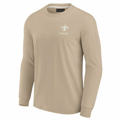 New Orleans Saints Unisex Elements Super Soft Long Sleeve T-Shirt - Khaki - Fanatics