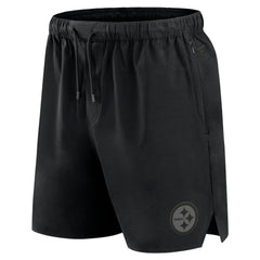 Pittsburgh Steelers Front Office Micro Tonal Shorts - Black - Fanatics