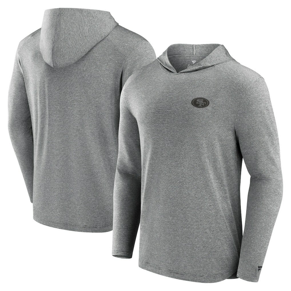 San Francisco 49ers Front Office Tech Lightweight Hoodie T-Shirt - Black - Fanatics