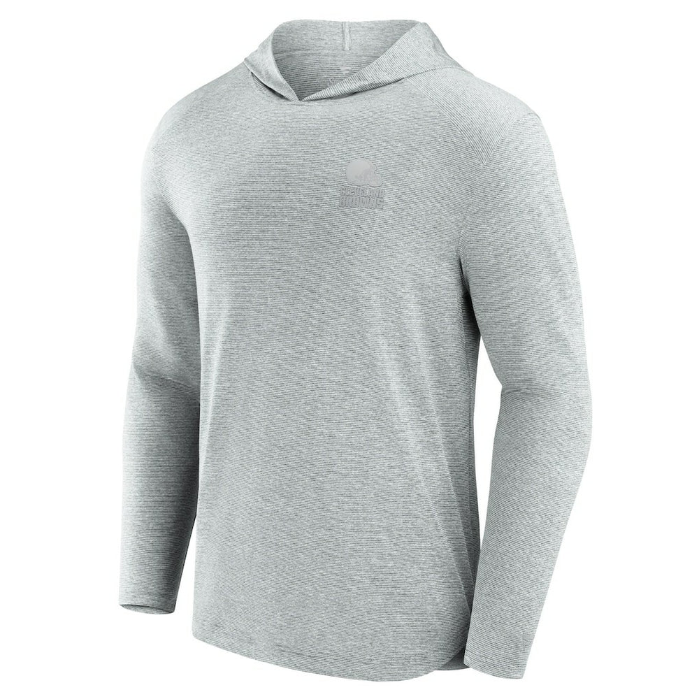 Cleveland Browns Front Office Tech Lightweight Hoodie T-Shirt - Gray - Fanatics