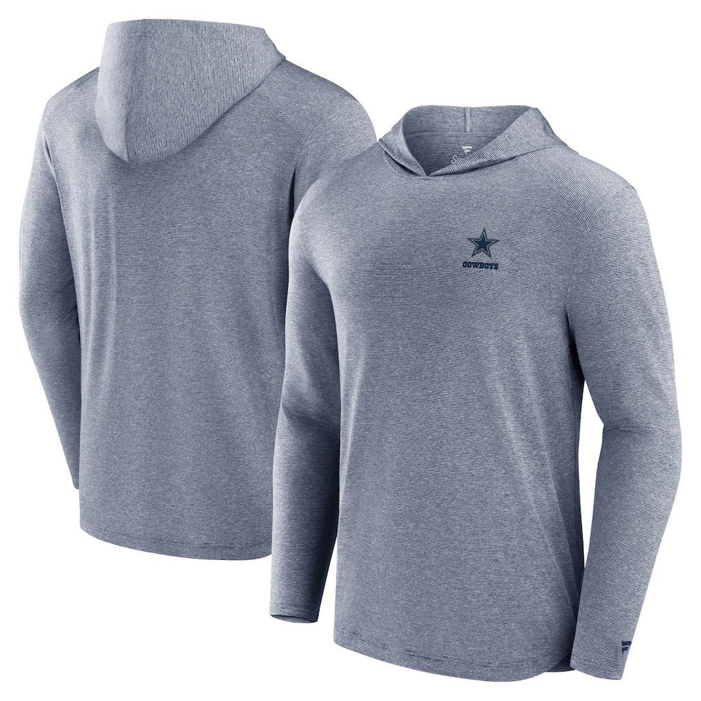 Dallas Cowboys Front Office Tech Lightweight Hoodie T-Shirt - Navy - Fanatics