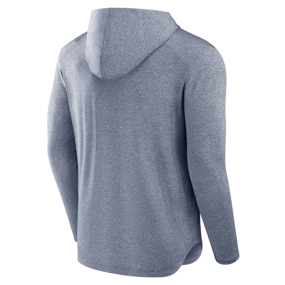 New England Patriots Front Office Tech Lightweight Hoodie T-Shirt - Navy - Fanatics