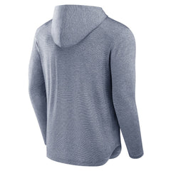New England Patriots Front Office Tech Lightweight Hoodie T-Shirt - Navy - Fanatics