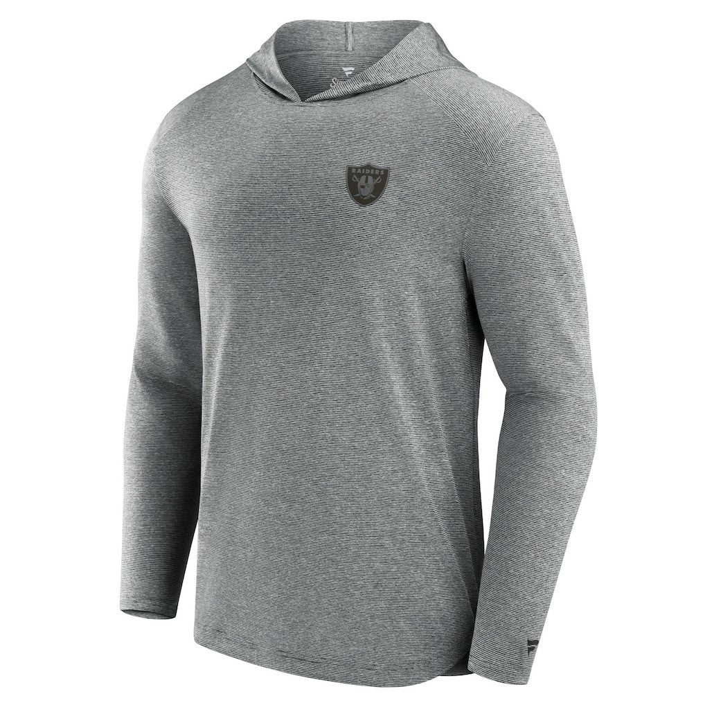 Las Vegas Raiders Front Office Tech Lightweight Hoodie T-Shirt - Black - Fanatics