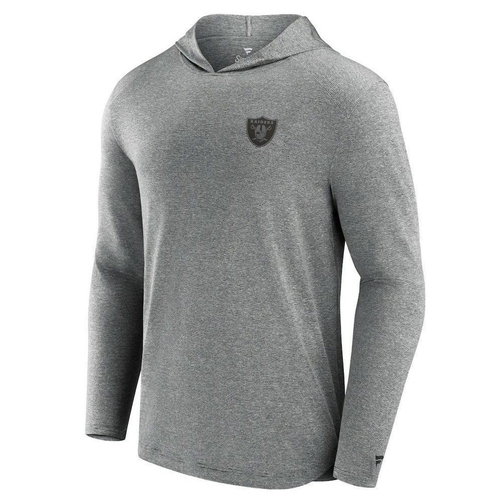 Las Vegas Raiders Front Office Tech Lightweight Hoodie T-Shirt - Black - Fanatics