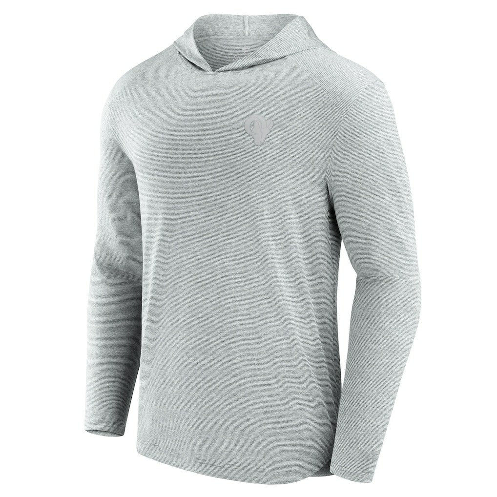 Los Angeles Rams Front Office Tech Lightweight Hoodie T-Shirt - Gray - Fanatics