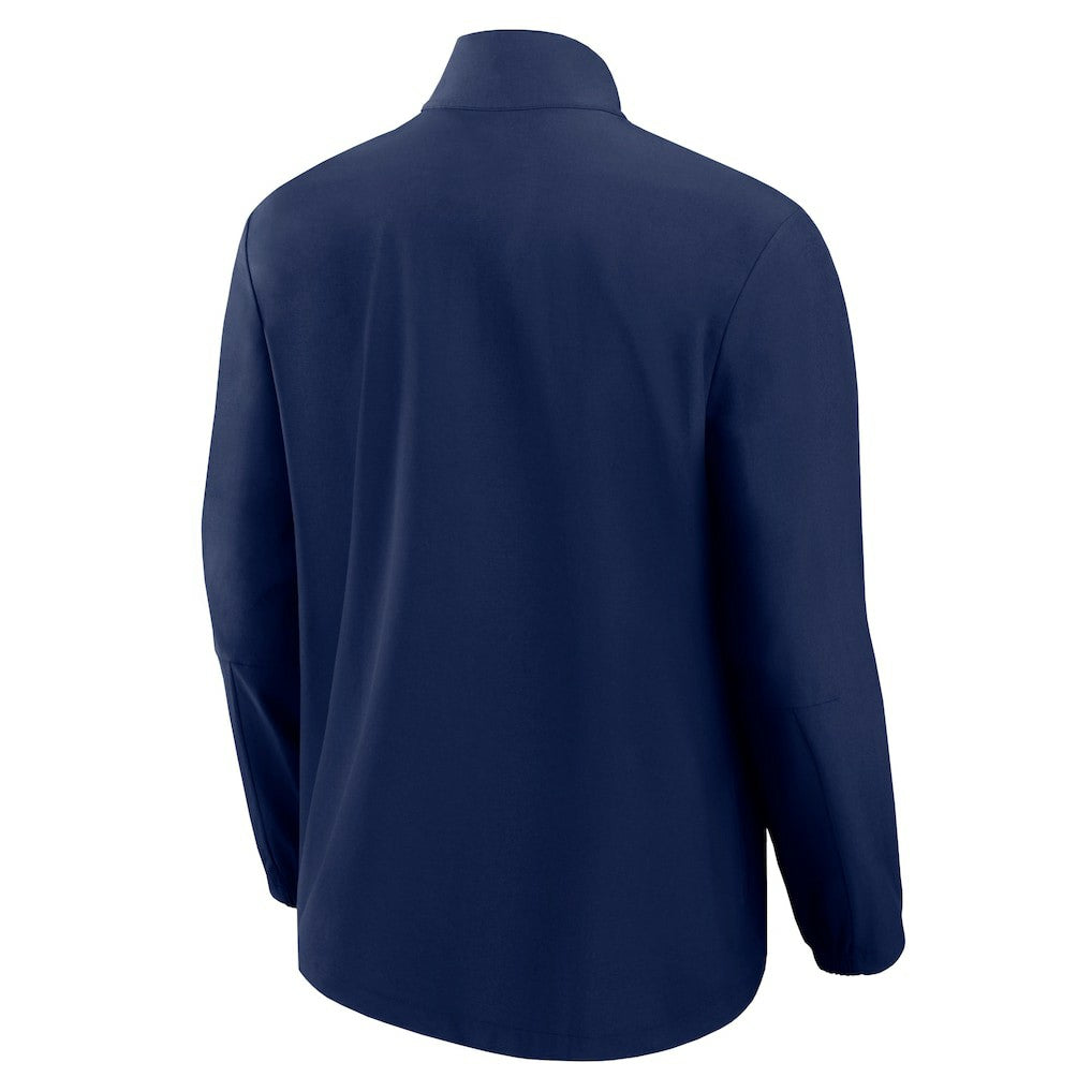 Chicago Bears Front Office Micro Tonal Quarter-Zip Pullover - Navy - Fanatics