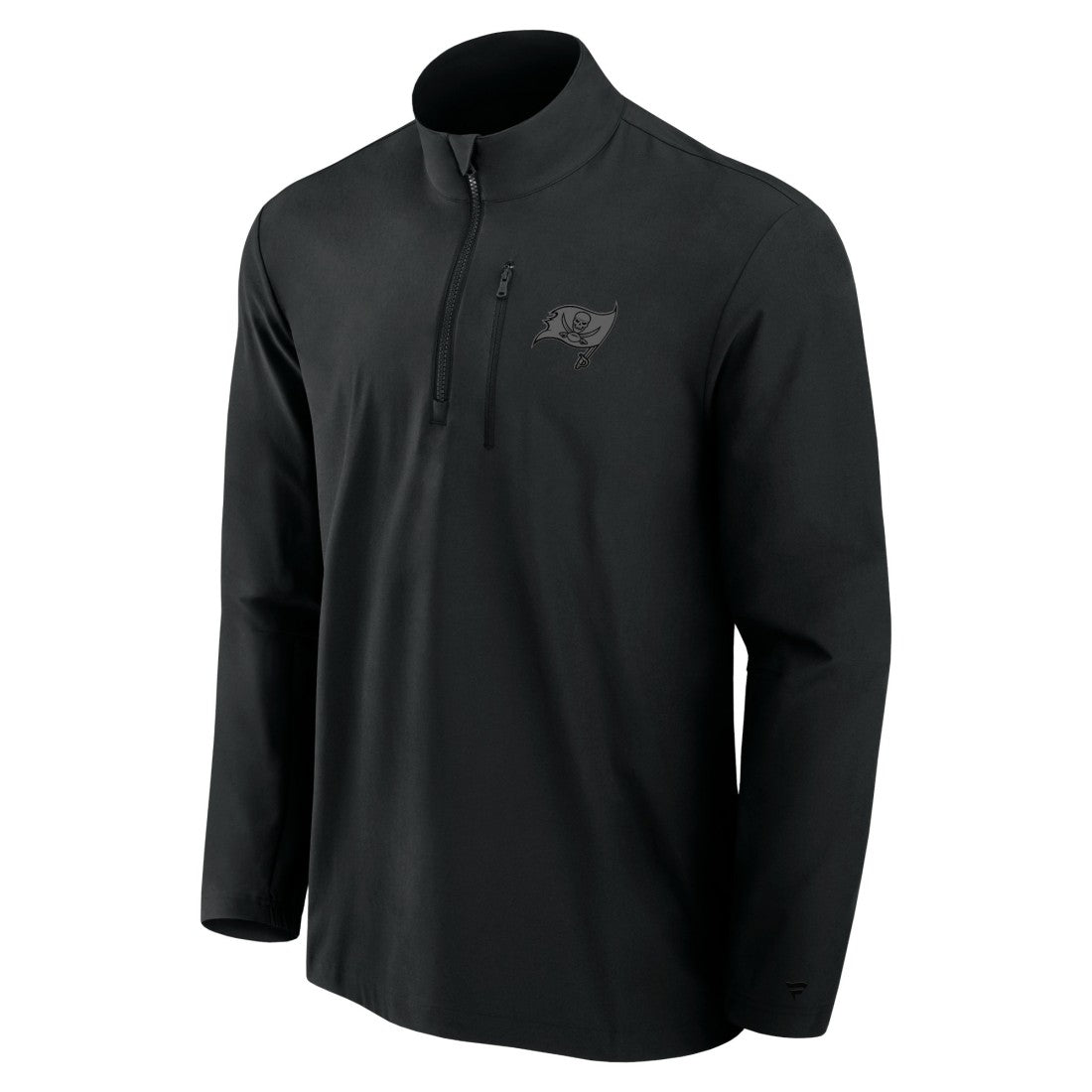 Tampa Bay Buccaneers Front Office Micro Tonal Quarter-Zip Pullover - Black - Fanatics