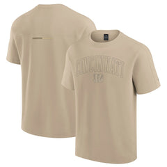 Cincinnati Bengals Unisex Elements Heavyweight Tri-Blend T-Shirt - Khaki - Fanatics