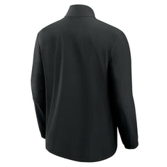 Green Bay Packers Front Office Micro Tonal Quarter-Zip Pullover - Black - Fanatics