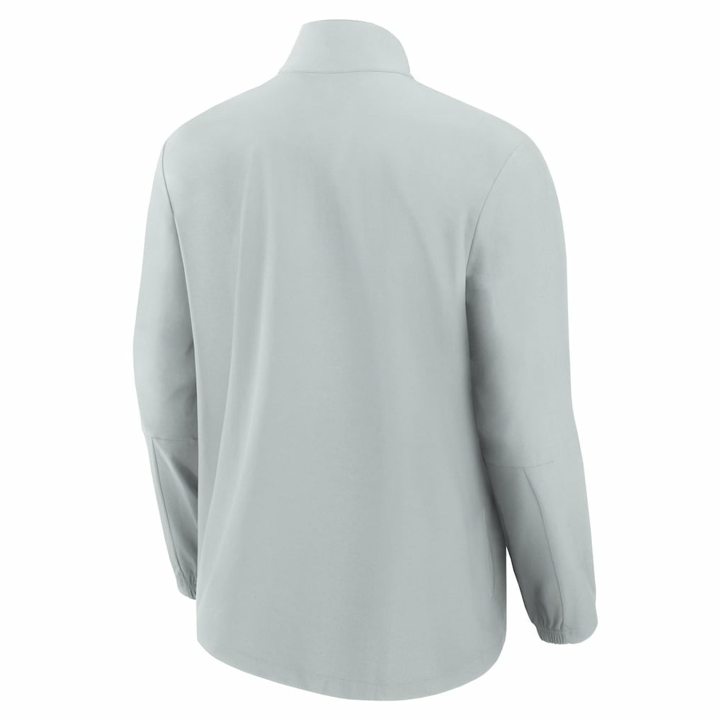 Los Angeles Rams Front Office Micro Tonal Quarter-Zip Pullover - Gray - Fanatics