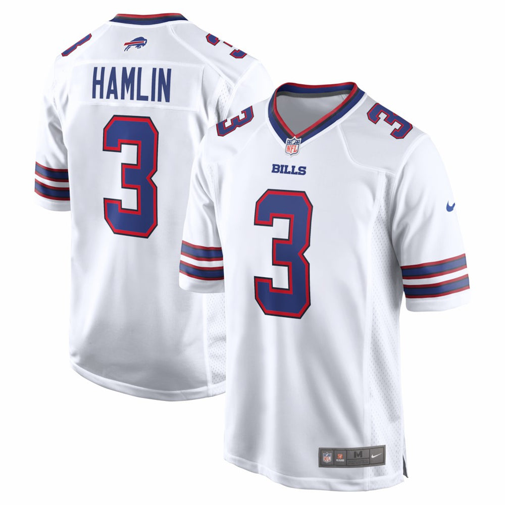 Damar Hamlin Buffalo Bills Game Jersey - White - Nike