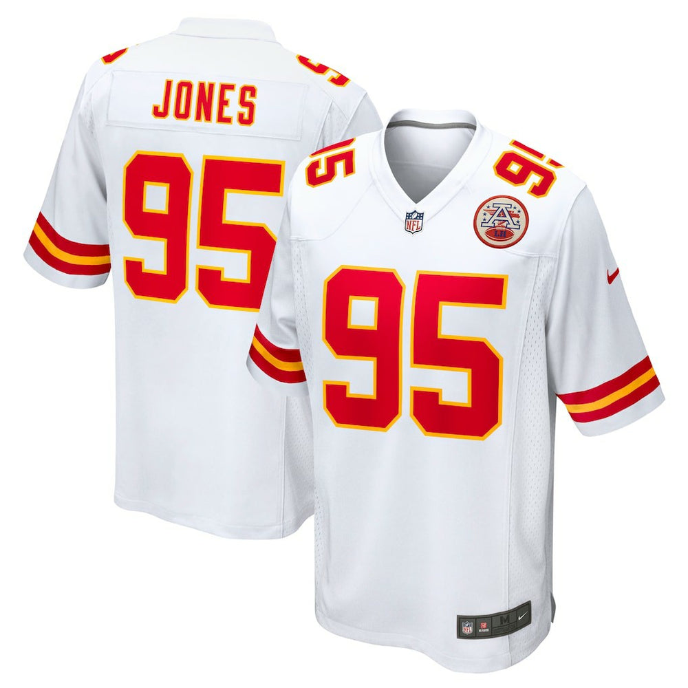 Chris Jones Kansas City Chiefs Game Jersey - White - Nike