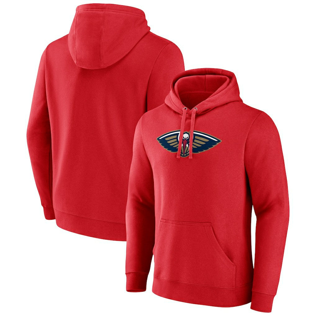 Fanatics New Orleans Pelicans Primary Logo Pullover Hoodie Red