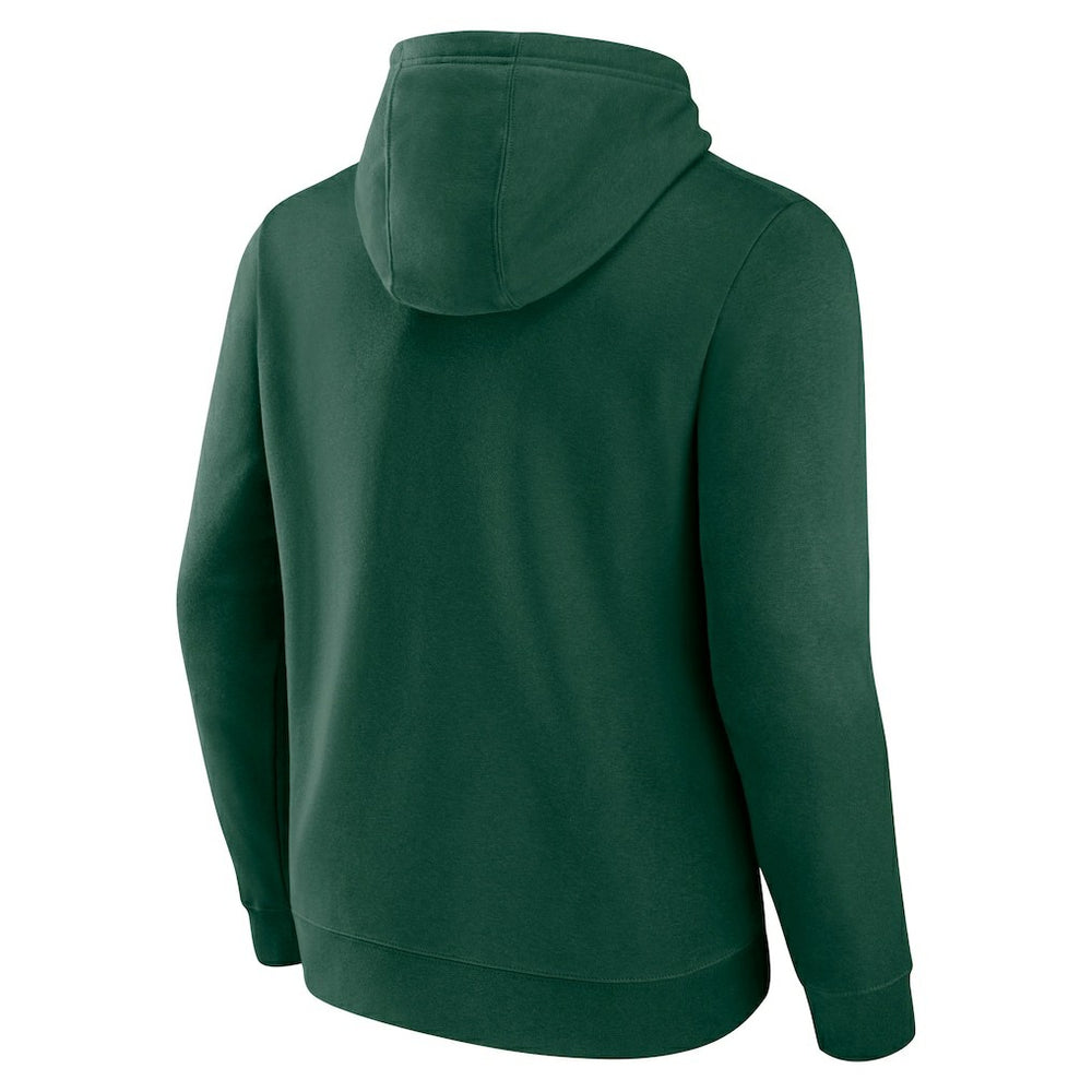 Fanatics Milwaukee Bucks Primary Logo Pullover Hoodie Hunter Green