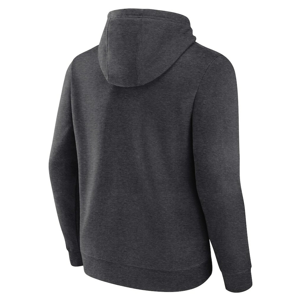 Fanatics Brooklyn Nets Primary Logo Pullover Hoodie Heather Charcoal