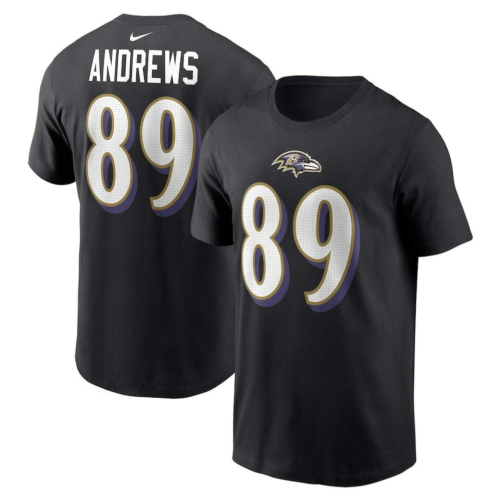 Mark Andrews Baltimore Ravens Player Name & Number T-Shirt - Black - Nike