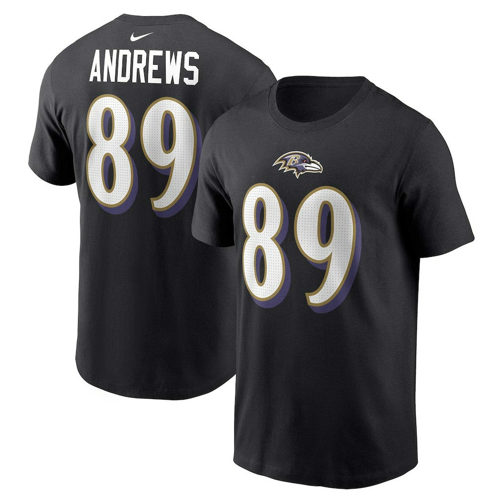 Mark Andrews Baltimore Ravens Player Name & Number T-Shirt - Black - Nike
