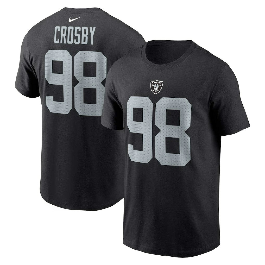Maxx Crosby Las Vegas Raiders Player Name & Number T-Shirt - Black - Nike