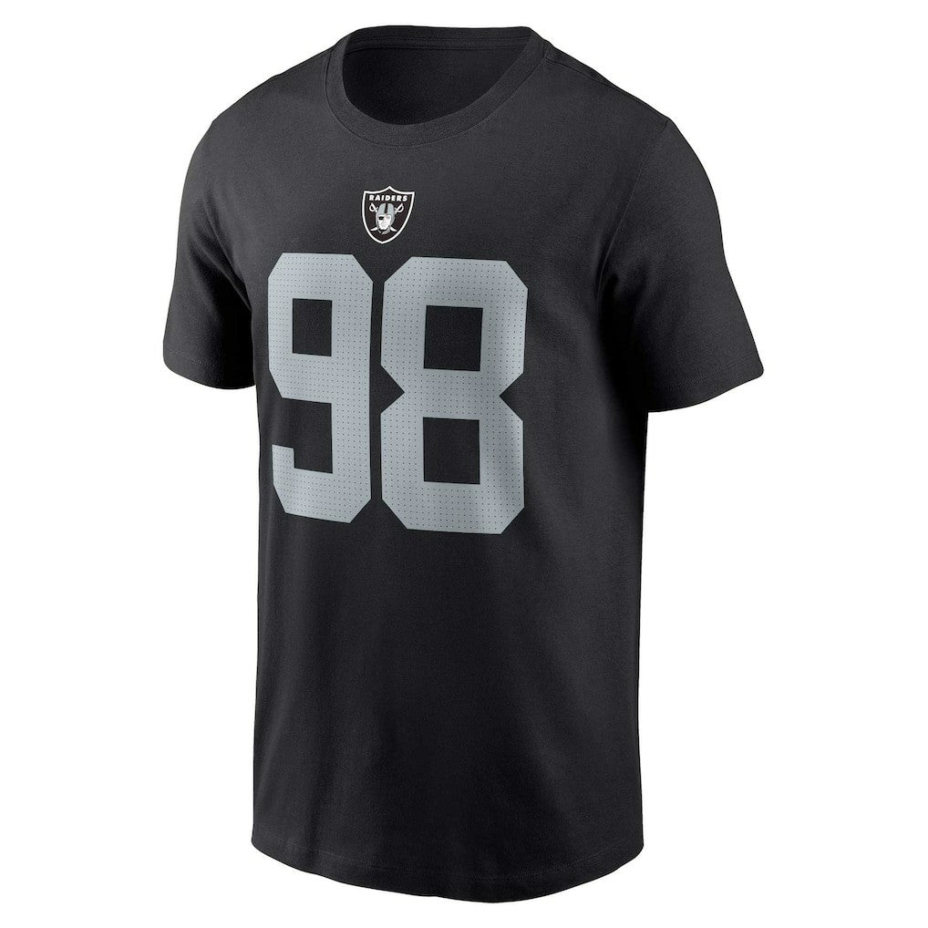 Maxx Crosby Las Vegas Raiders Player Name & Number T-Shirt - Black - Nike