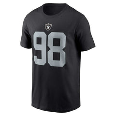 Maxx Crosby Las Vegas Raiders Player Name & Number T-Shirt - Black - Nike