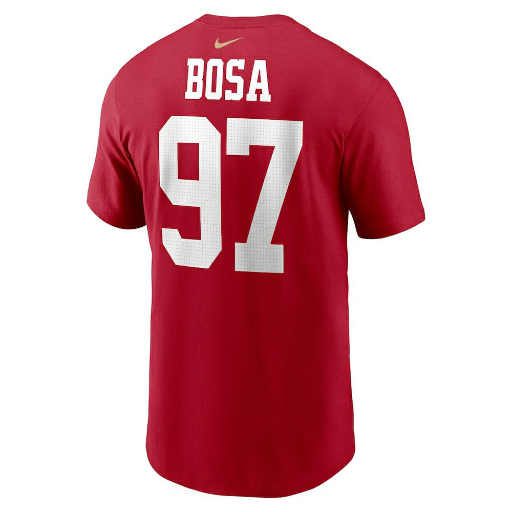 Nick Bosa San Francisco 49ers Player Name & Number T-Shirt - Scarlet - Nike