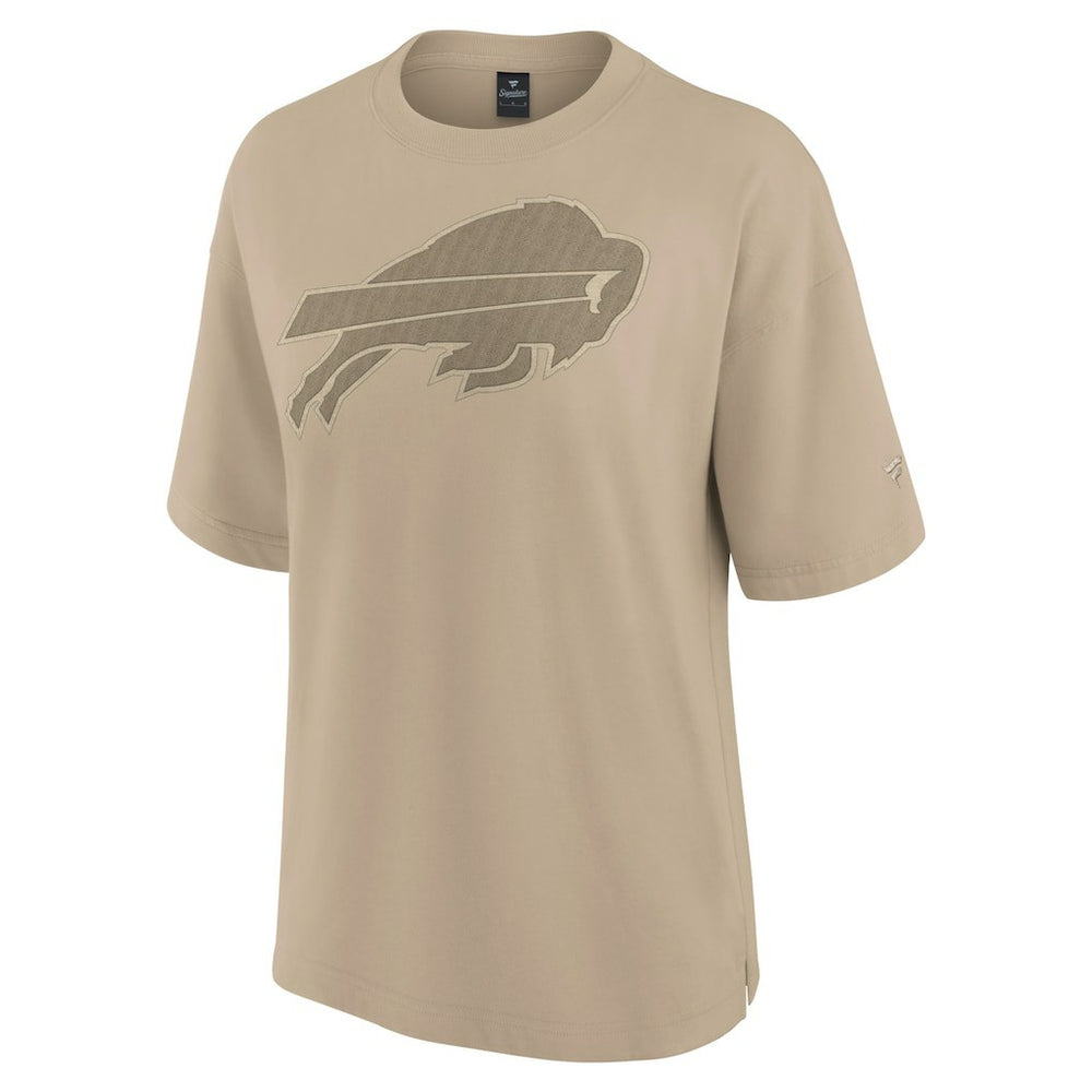 Buffalo Bills Women's Oversized Elements T-Shirt - Khaki - Fanatics