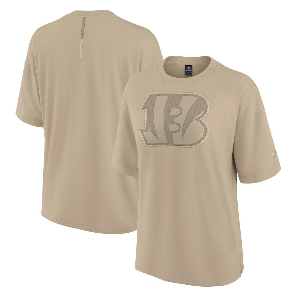 Cincinnati Bengals Women's Oversized Elements T-Shirt - Khaki - Fanatics