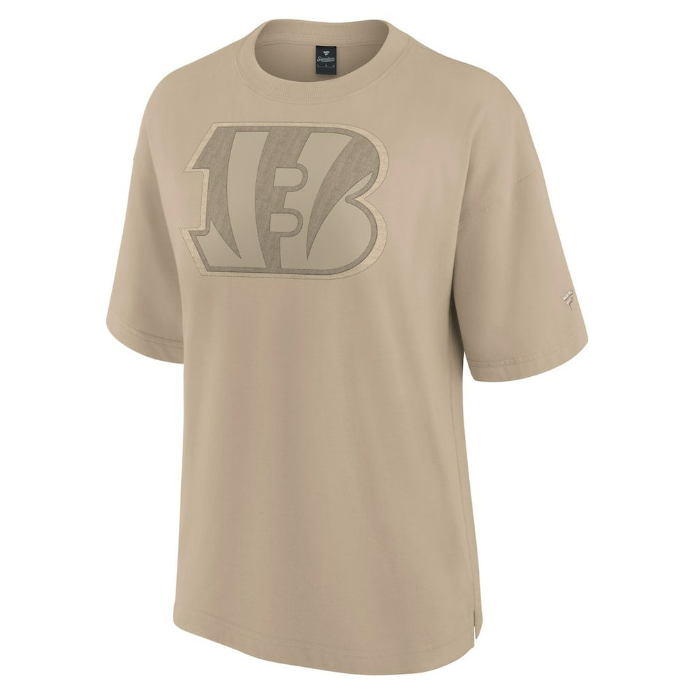 Cincinnati Bengals Women's Oversized Elements T-Shirt - Khaki - Fanatics