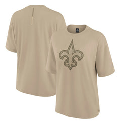 New Orleans Saints Women's Oversized Elements T-Shirt - Khaki - Fanatics