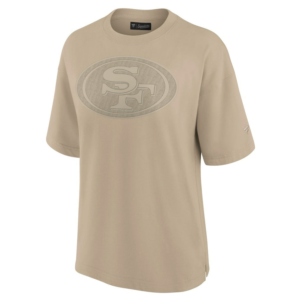 San Francisco 49ers Women's Oversized Elements T-Shirt - Khaki - Fanatics