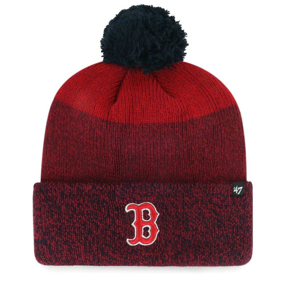 Boston Red Sox '47 Darkfreeze Cuffed Knit Hat with Pom Outlet