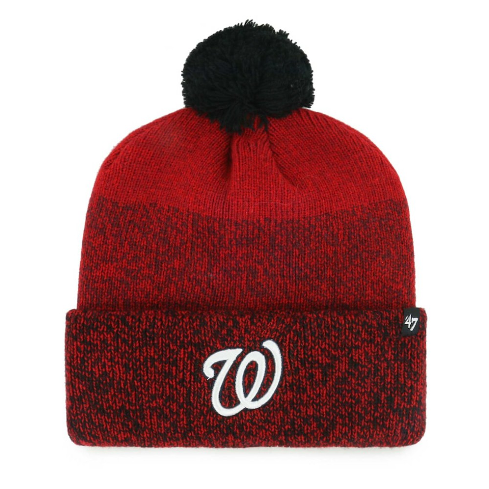 Washington Nationals '47 Darkfreeze Cuffed Knit Hat with Pom Sale