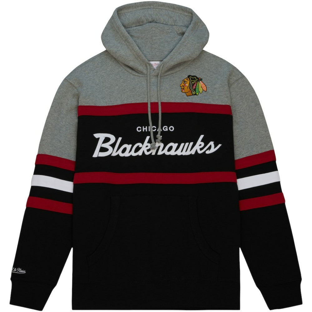 Chicago Blackhawks Head Coach Pullover Hoodie - Black/Gray | NHL discount