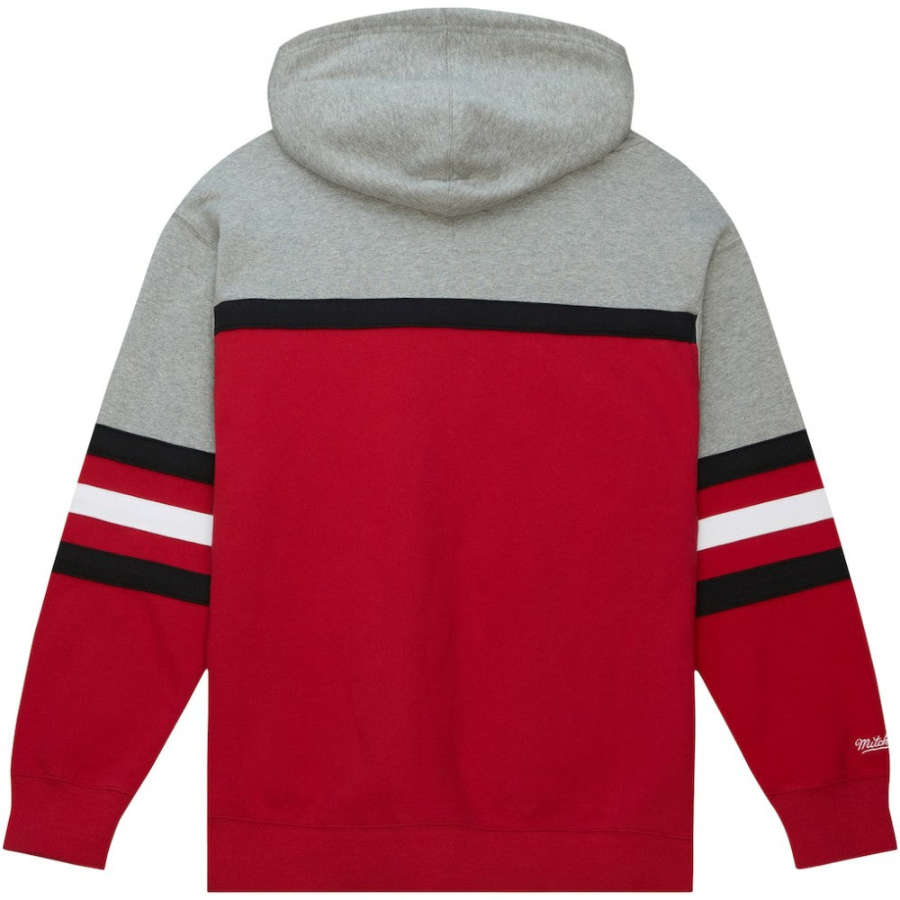 Detroit Red Wings Head Coach Pullover Hoodie - Red/Gray | NHL Lifestyle