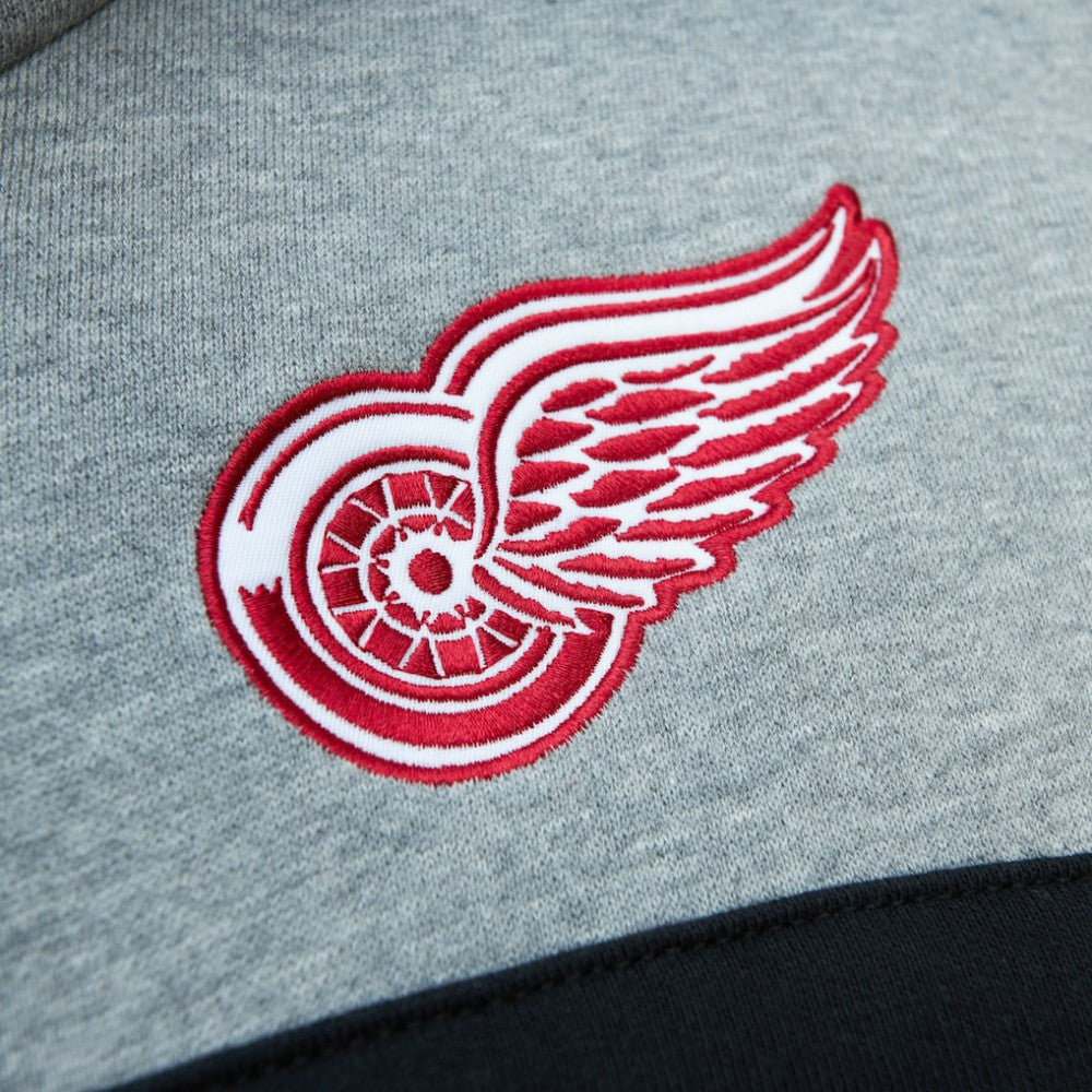 Detroit Red Wings Head Coach Pullover Hoodie - Red/Gray | NHL Lifestyle