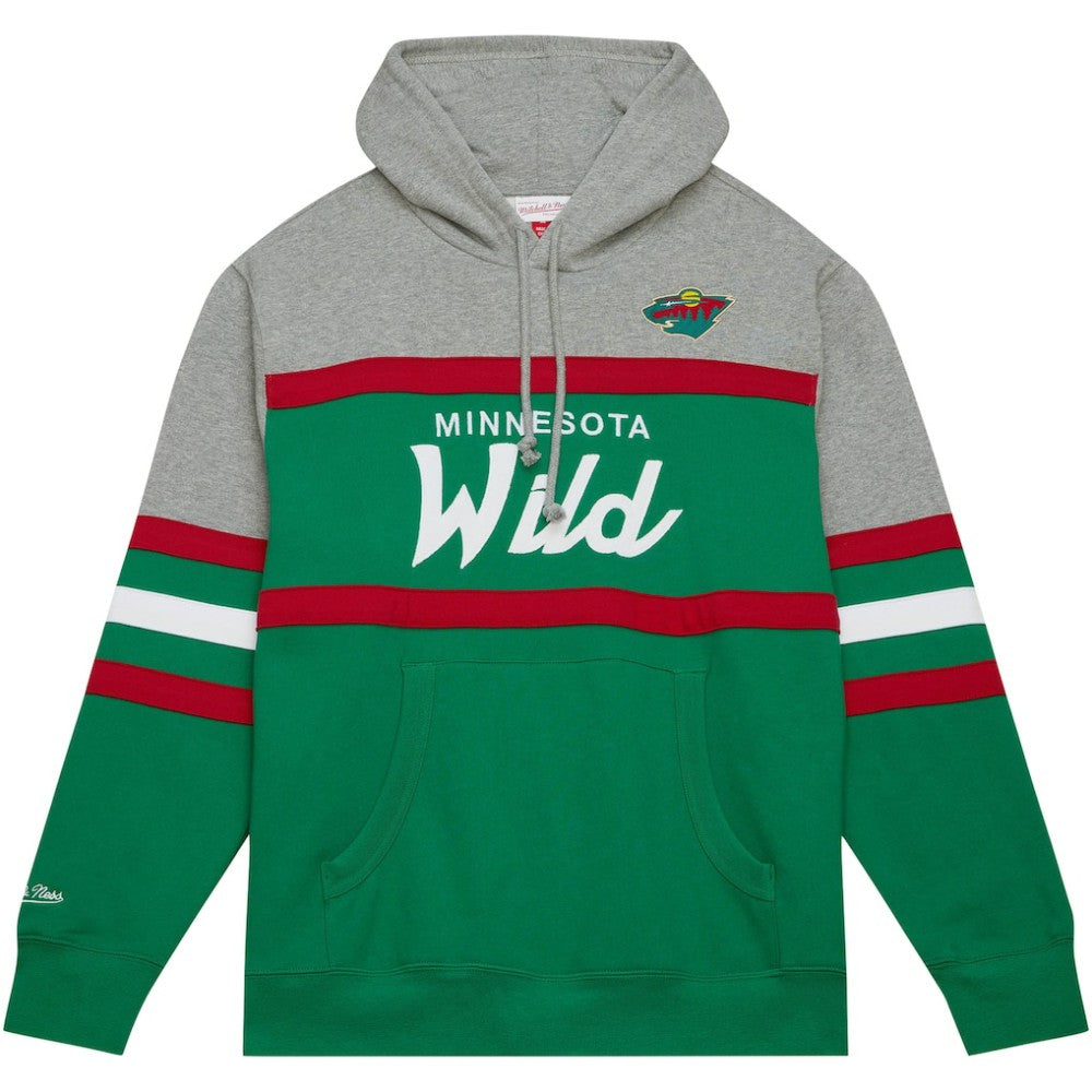 Minnesota Wild Head Coach Pullover Hoodie - Green/Gray | NHL near me