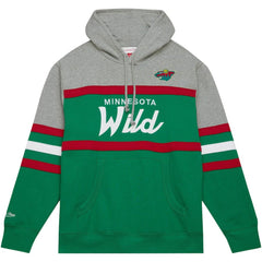 Minnesota Wild Head Coach Pullover Hoodie - Green/Gray | NHL near me