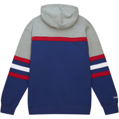 New York Rangers Head Coach Pullover Hoodie - Blue/Gray | NHL Clearance
