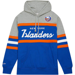 New York Islanders Head Coach Pullover Hoodie - Royal/Gray | NHL Lifestyle