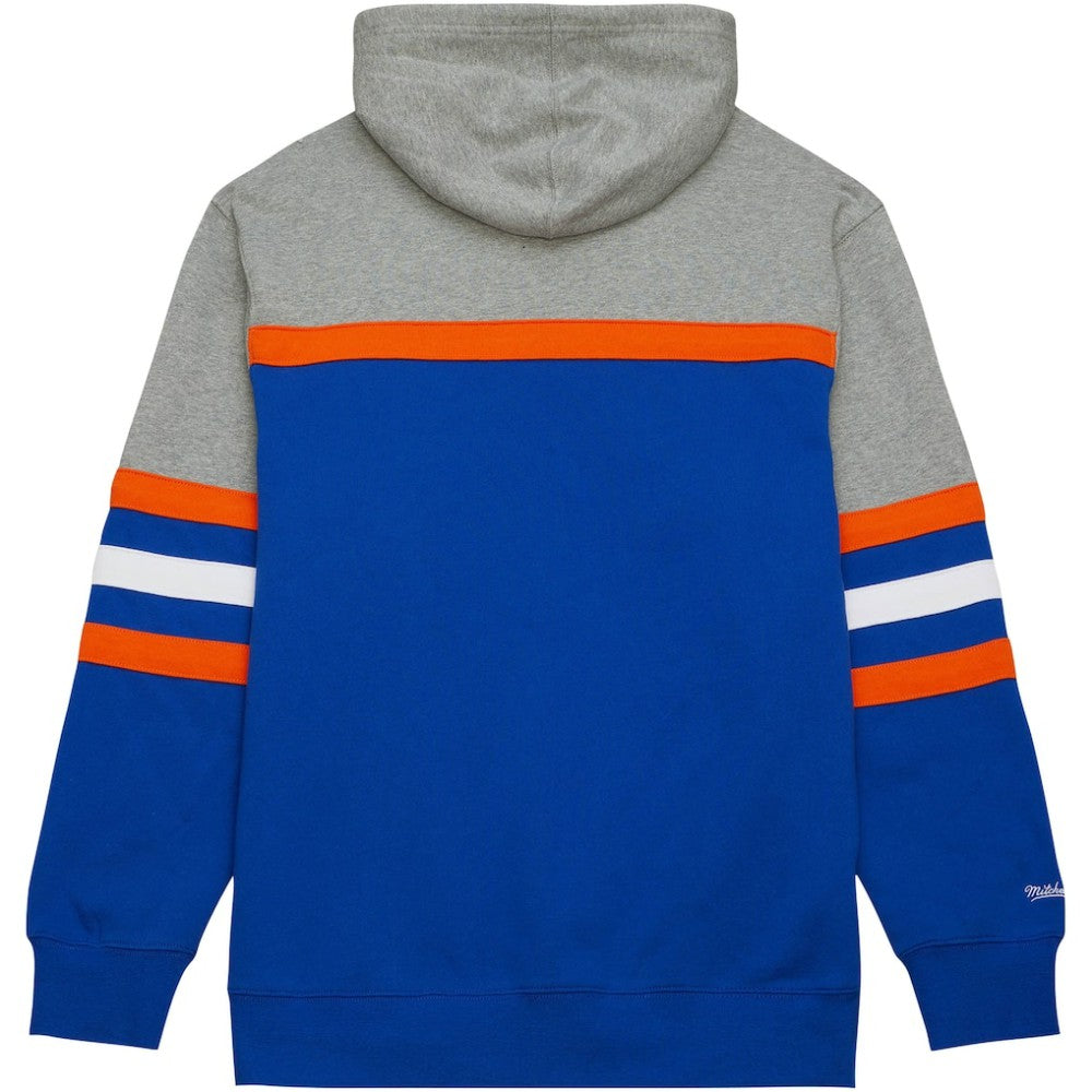 New York Islanders Head Coach Pullover Hoodie - Royal/Gray | NHL Lifestyle