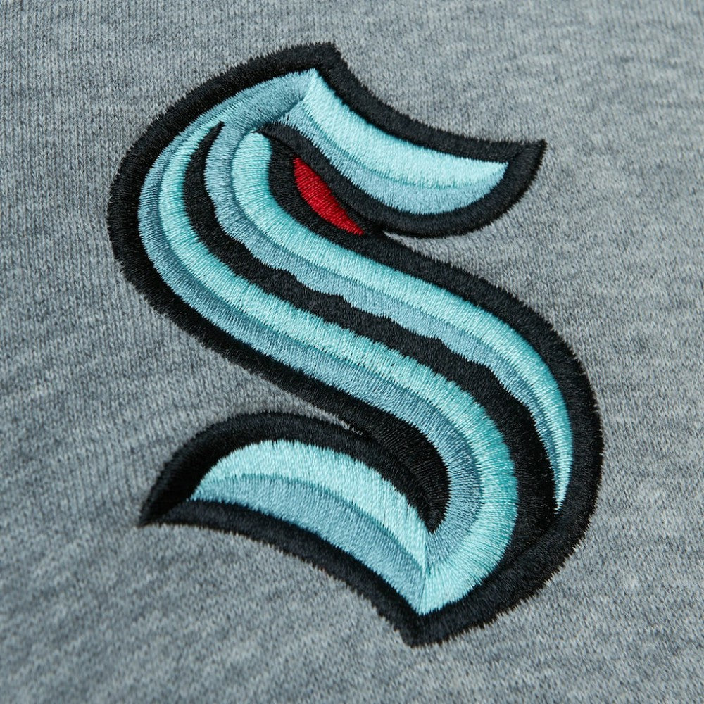Seattle Kraken Head Coach Pullover Hoodie - Deep Sea Blue/Gray | NHL on sale
