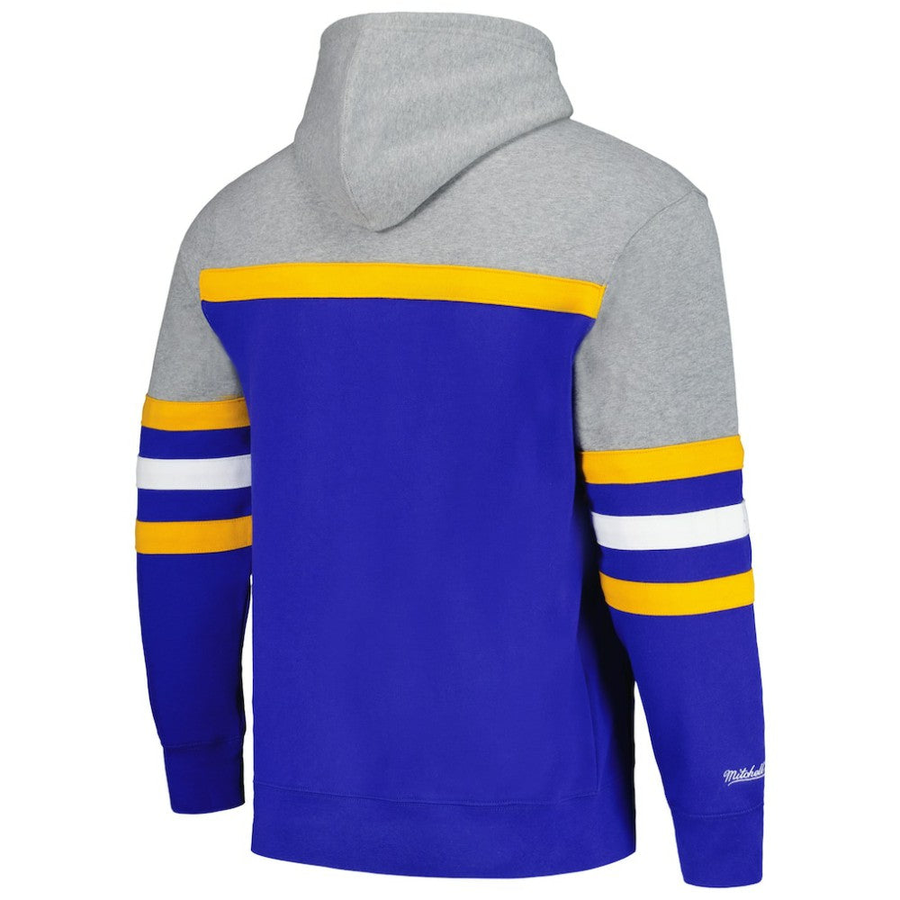 St. Louis Blues Head Coach Pullover Hoodie - Blue/Gray | NHL Clearance